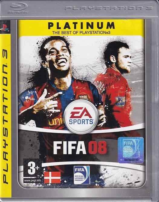 FIFA 08 Platinum - PS3 (B Grade) (Genbrug)